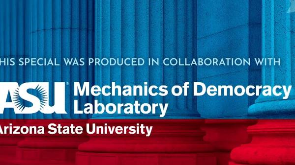 ASU Mechanics of Democracy Laboratory banner